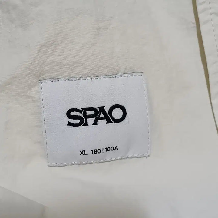 [BUNJANG] SPAO Hood Windbreaker Cream XL / 스파오 후드 윈드브레이커 크림 XL