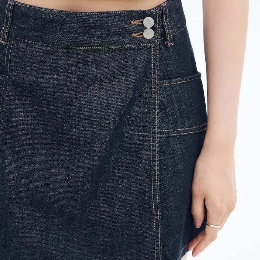 [BUNJANG] 8seconds Denim Skirt Pants / *새상품* 49900/ 에잇세컨즈 데님치마바지
