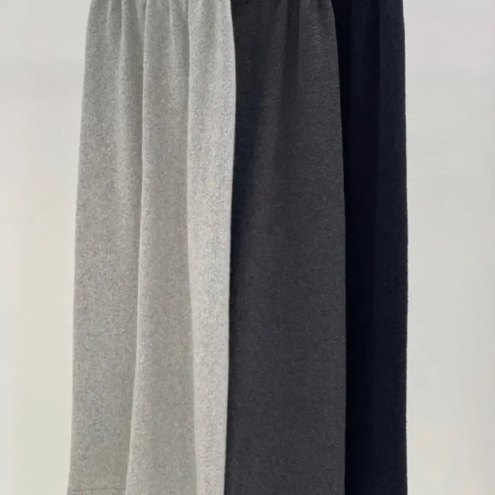 [BUNJANG] Architect Boucle Long Skirt (Charcoal) / (새상품) 아키텍트 부클레 롱스커트 (차콜)
