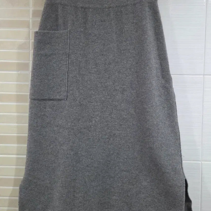 [BUNJANG] System Gray Knit Skirt / (한섬)시스템SYSTEM 회색 니트 스커트