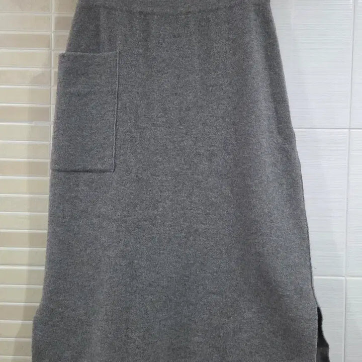 [BUNJANG] System Gray Knit Skirt / (한섬)시스템SYSTEM 회색 니트 스커트