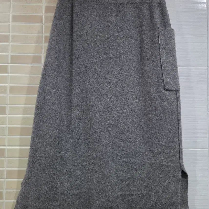 [BUNJANG] System Gray Knit Skirt / (한섬)시스템SYSTEM 회색 니트 스커트