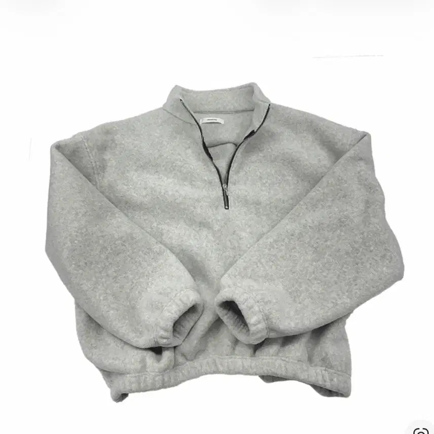 [BUNJANG] Nohnode Half Zip Fleece Cloud White / [1, 2] 논노드 하프집 플리스 클라우드 화이트