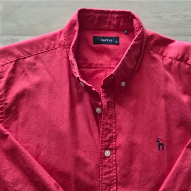 [BUNJANG] Hazzys 105 Shirt / 헤지스 남방셔츠 레드 105 미사용