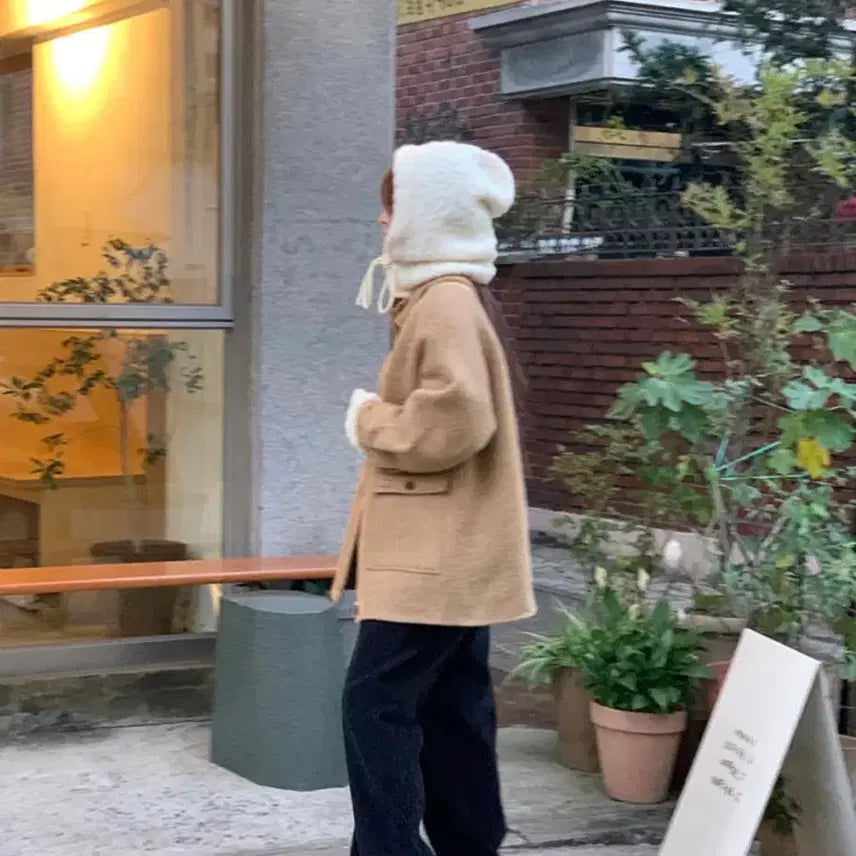 [BUNJANG] M&amp;L Golden Pants Ivory / 므앤 리틀 골덴 팬츠 M 아이보리