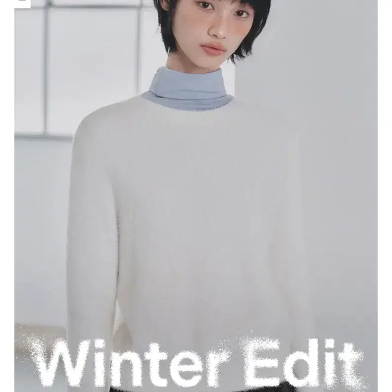 [BUNJANG] MIXXO Basic Wings Yarn Pullover Knit / 미쏘 베이직 날개사 풀오버 니트
