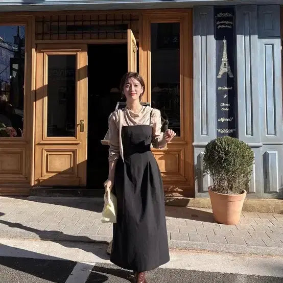 [BUNJANG] Rel Holiday Long Dress / Rel 리엘 홀리데이 롱원피스 뷔스티에롱원피스