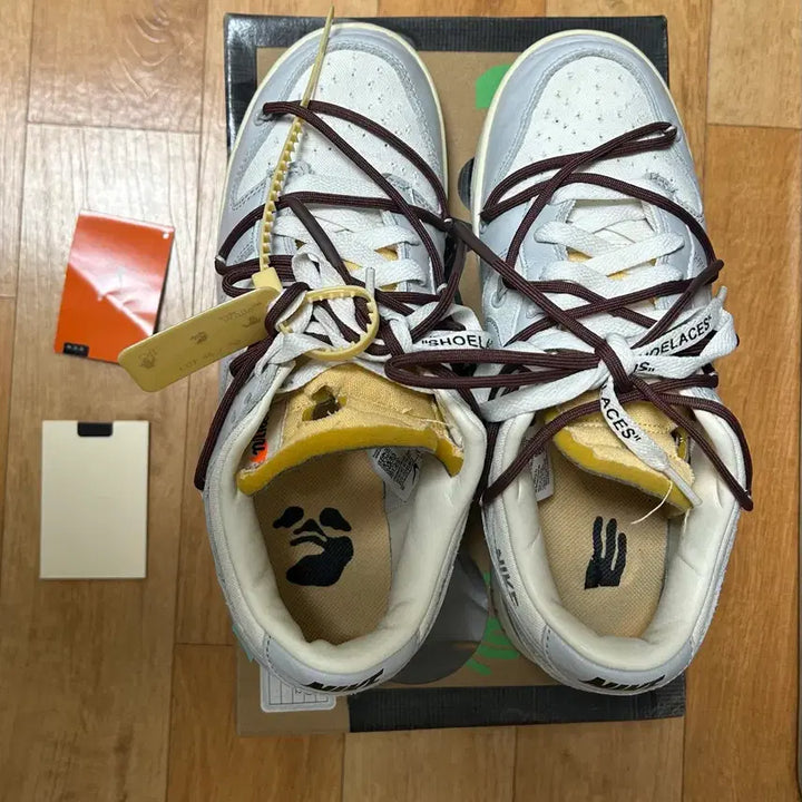 [BUNJANG] Nike x Off-White Dunk Low The 50 - 46 Sneakers / 나이키 x 오프화이트 덩크 로우 더 50 - 46 265 팝니다