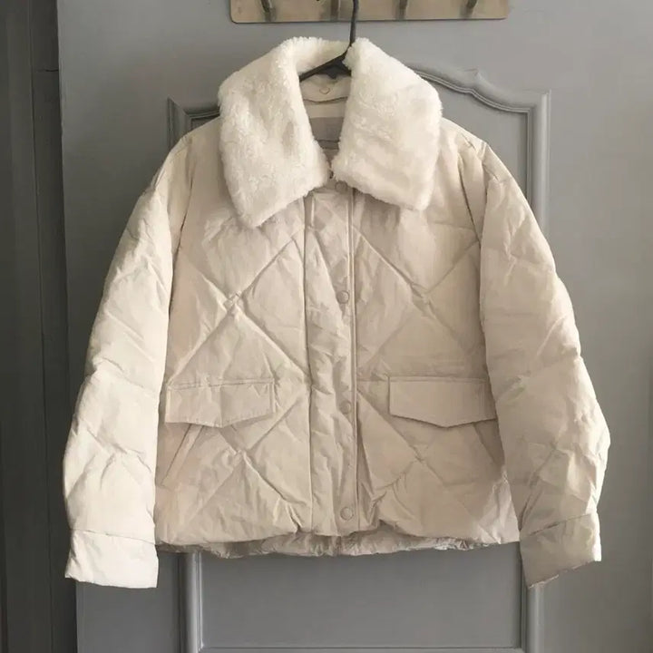 [BUNJANG] BOB Ivory Short Padded Jacket / 23FW 보브 패딩 82-94-160