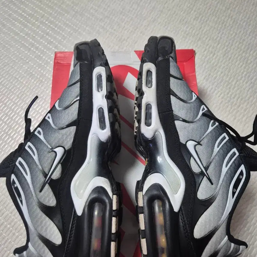 [BUNJANG] Nike Air Max Plus Black Metallic Silver Sneakers / 나이키 에어맥스 플러스 블랙 메탈릭 실버(DM0032-003)
