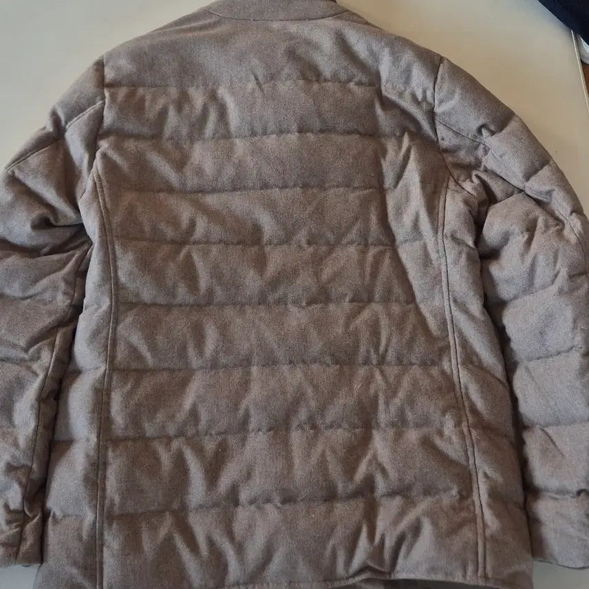 [BUNJANG] Erno Beige Wool Padded Jumper 50 / 에르노 베이지 울 패딩 점퍼 50