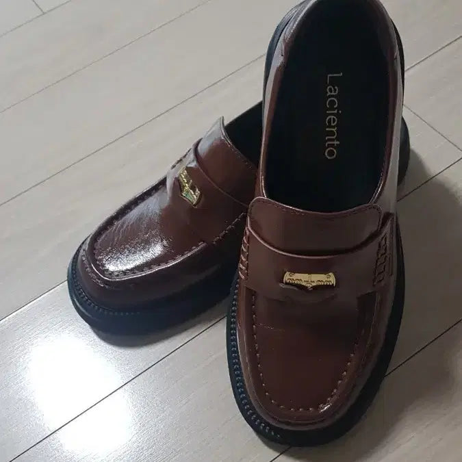 [BUNJANG] Brown Leather Loafers 225 New / 브라운 가죽로퍼 225 새제품