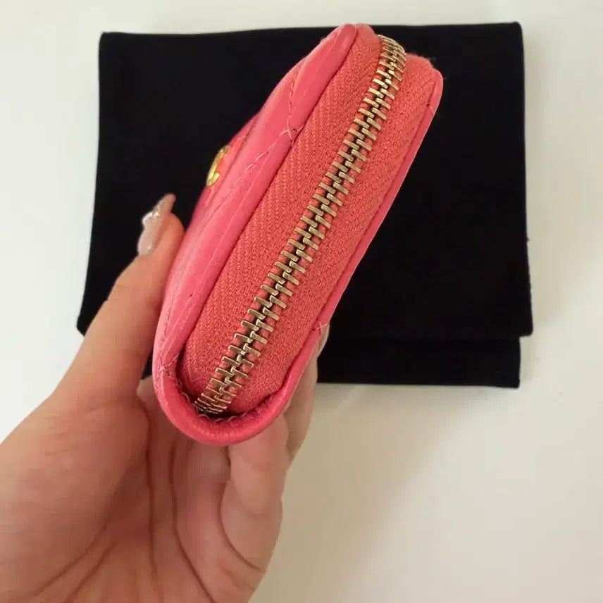 [BUNJANG] Card Wallet / 샤넬 하트 지퍼돌이 카드지갑