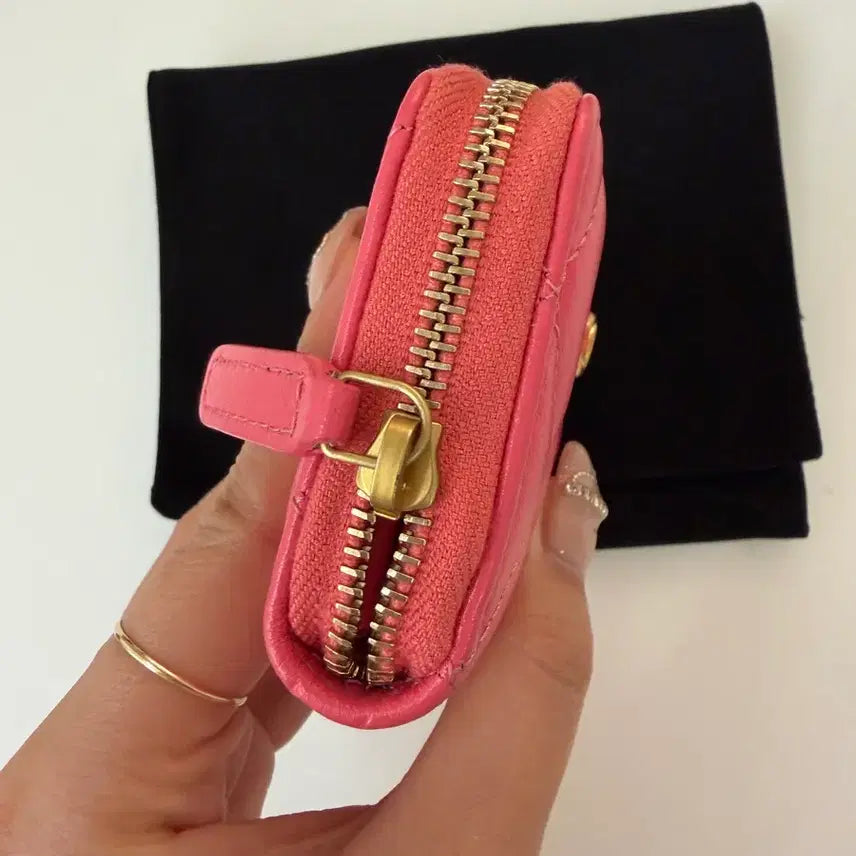 [BUNJANG] Card Wallet / 샤넬 하트 지퍼돌이 카드지갑