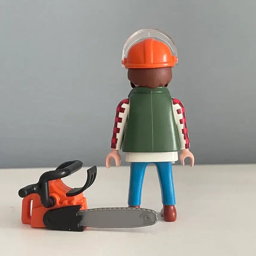 [BUNJANG] Playmobil Lumberjack Figure / 중고 플레이모빌 벌목공