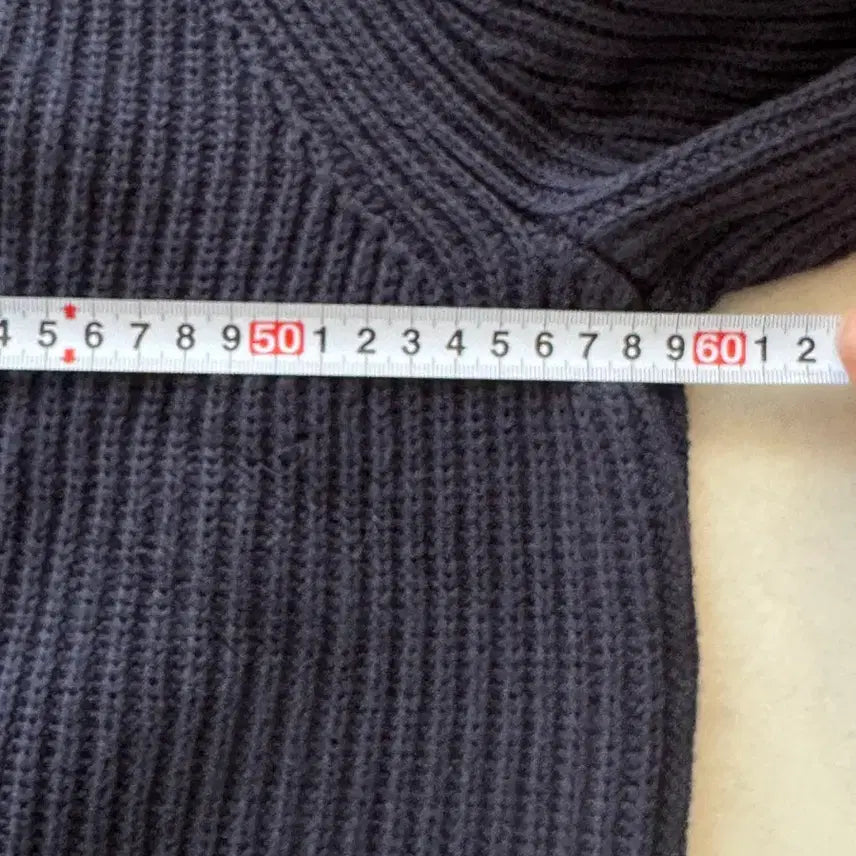 [BUNJANG] ZARA Navy Knit Zip-up (XL) / 자라 네이비 니트 집업(XL)