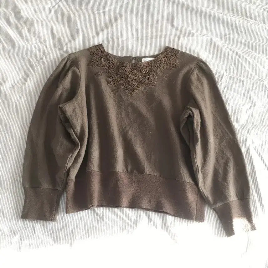 [BUNJANG] Vintage Japanese Brown Knit Sweater / 일본 빈티지 니트 3
