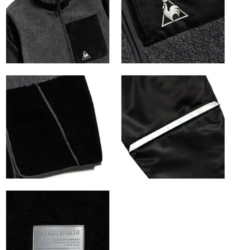 [BUNJANG] Le Coq Sportif Boa Mix MA-1 Jacket / 르꼬끄 보아믹스 ma-1 판매 합니다