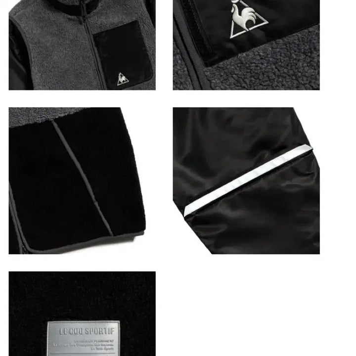 [BUNJANG] Le Coq Sportif Boa Mix MA-1 Jacket / 르꼬끄 보아믹스 ma-1 판매 합니다