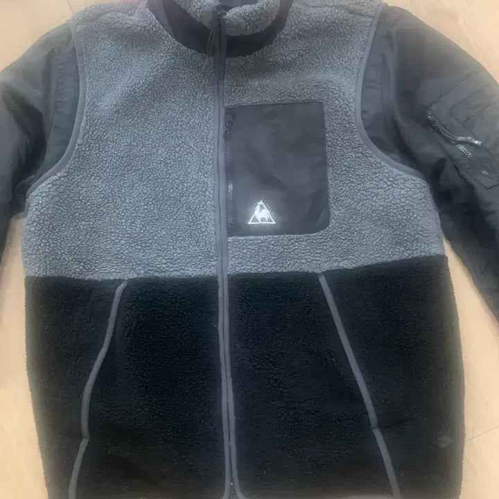 [BUNJANG] Le Coq Sportif Boa Mix MA-1 Jacket / 르꼬끄 보아믹스 ma-1 판매 합니다