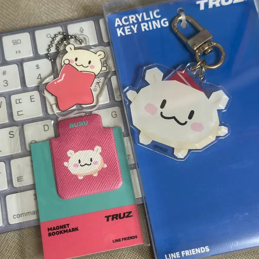 트레저 TRUZ 아크릴 키링 + 북마크