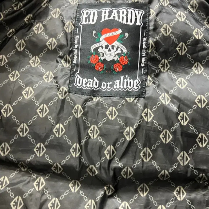 [BUNJANG] Ed Hardy Goose Down Padded Jacket (Size 100) / 에드하디 남성 구스 다운 패딩 100