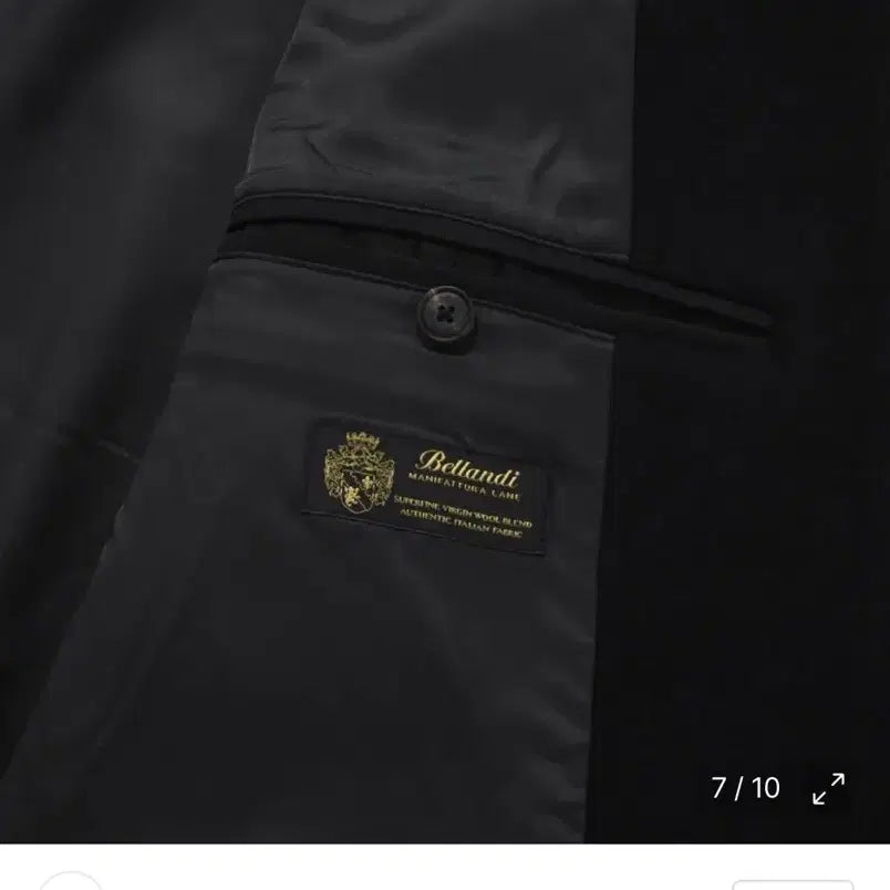 [BUNJANG] Covernat Belandi Balmacaan Coat Black Large / 커버낫 벨란디 발마칸 코트 블랙 라지