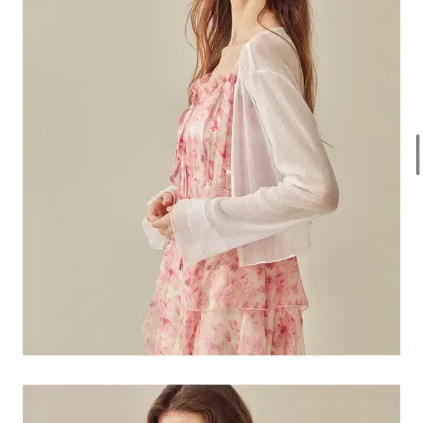 [BUNJANG] 비키니밴더 시스루가디건 흰 쉬폰러플 비키니벤더 / 비키니밴더 시스루가디건 흰 쉬폰러플 비키니벤더 화이트가디건