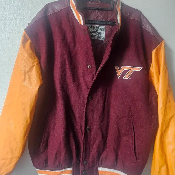 [BUNJANG] Virginia Tech Baseball Jacket / STEVE & BARRY'S 버지니아텍 야구점퍼 M