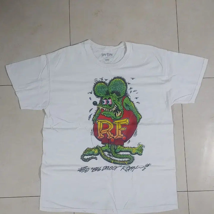 [BUNJANG] Rat Fink Original Merchandise T-shirt / 오리지널 rat fink 랫핑크 머천 티셔츠