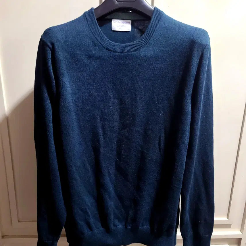 [BUNJANG] And Z Peacock Green Crewneck Knit Sweater / 지오지아 And Z/앤드지 머신 워셔블 피콕 그린 크루넥 니트/100