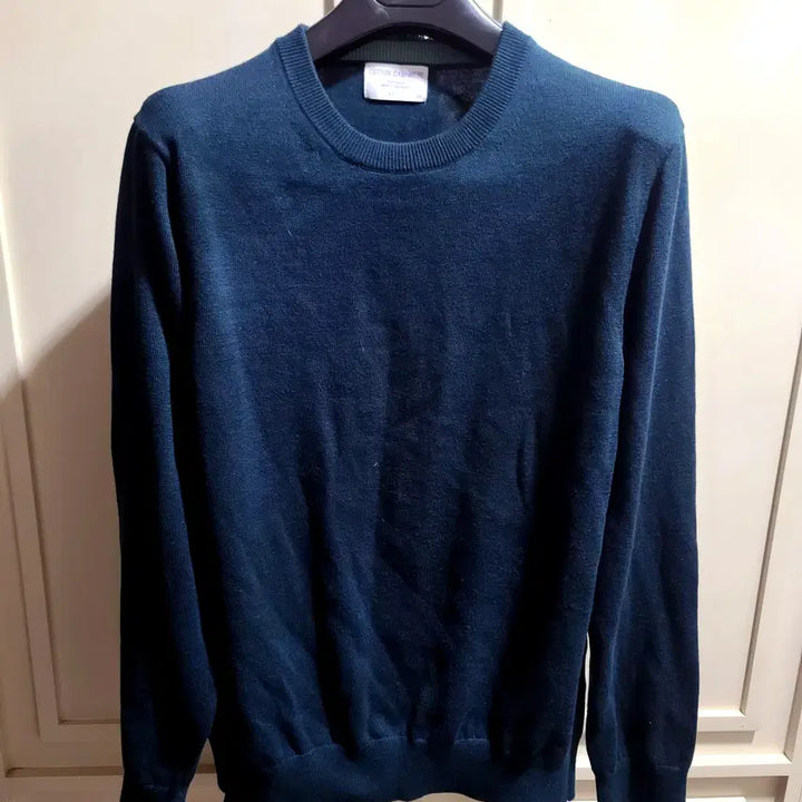[BUNJANG] And Z Peacock Green Crewneck Knit Sweater / 지오지아 And Z/앤드지 머신 워셔블 피콕 그린 크루넥 니트/100