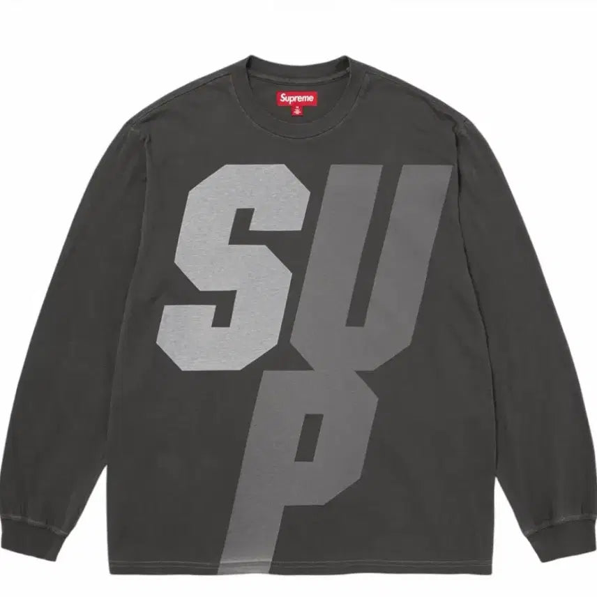 [BUNJANG] Supreme Reflective Longsleeve Black (25FW) / 슈프림 리플렉티브 롱슬리브 블랙(25FW)