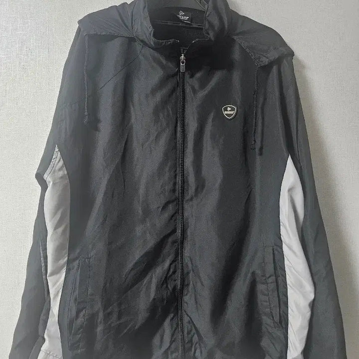 [BUNJANG] Dunlop Motorsport Windbreaker Jacket / 던롭 블랙 바람막이 자켓