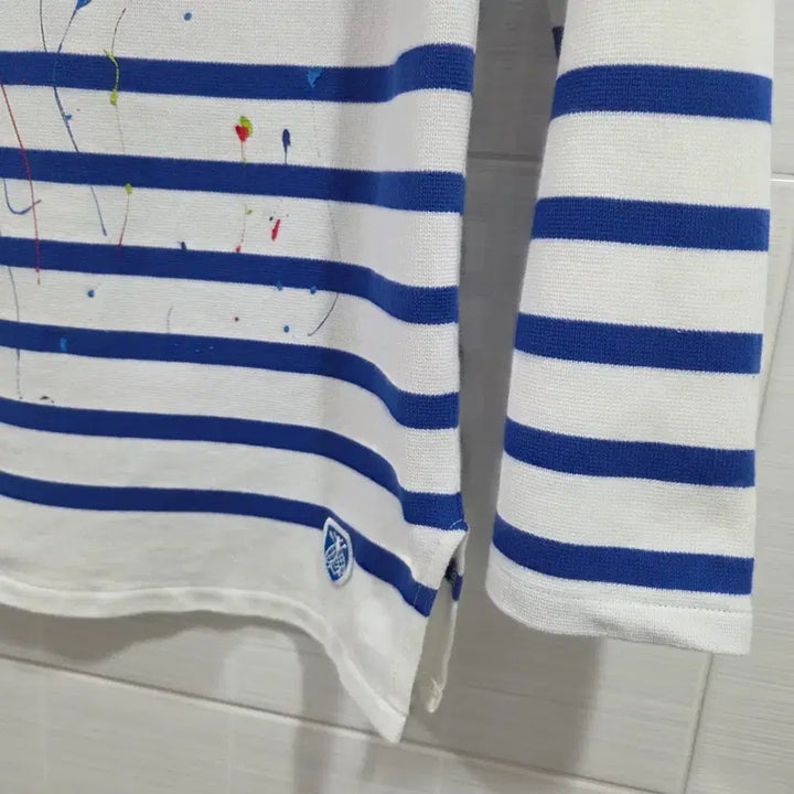 [BUNJANG] ORCIVAL Stripe Long Sleeve T-shirt / 오르치발ORCIVAL 스트라이프 긴팔 티셔츠