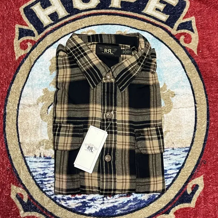 [BUNJANG] RRL Plaid Linen Workshirt / 더블알엘 (RRL) 플래드 리넨 워크셔츠