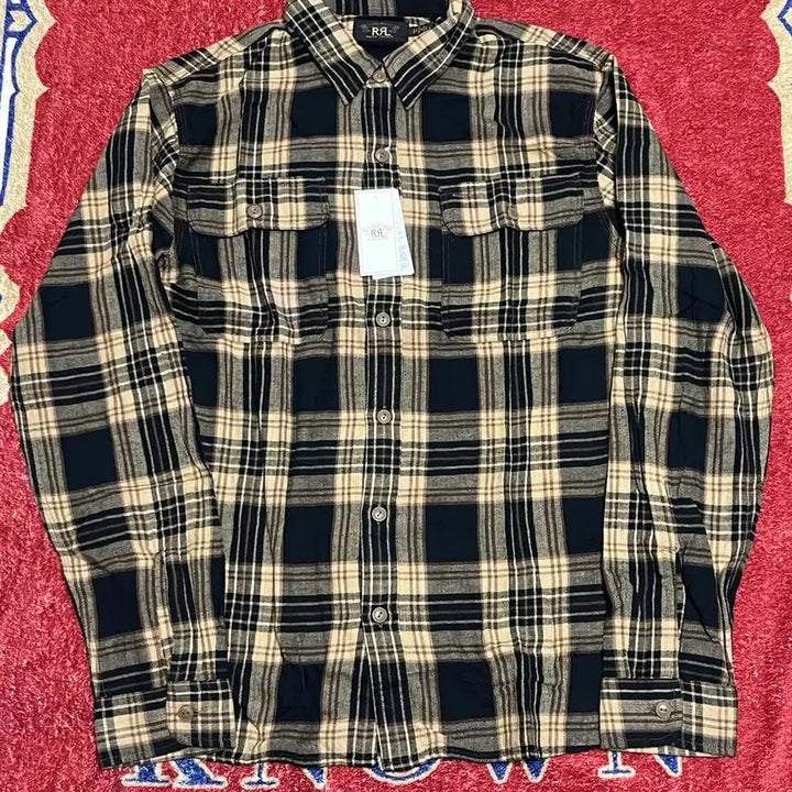 [BUNJANG] RRL Plaid Linen Workshirt / 더블알엘 (RRL) 플래드 리넨 워크셔츠