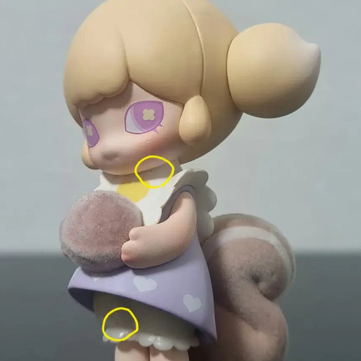 [BUNJANG] 52TOYS Raplilly Squirrel Figure / [52TOYS] 9.2cm 라플리 피규어 반딧불이 숲 시리즈 다람쥐