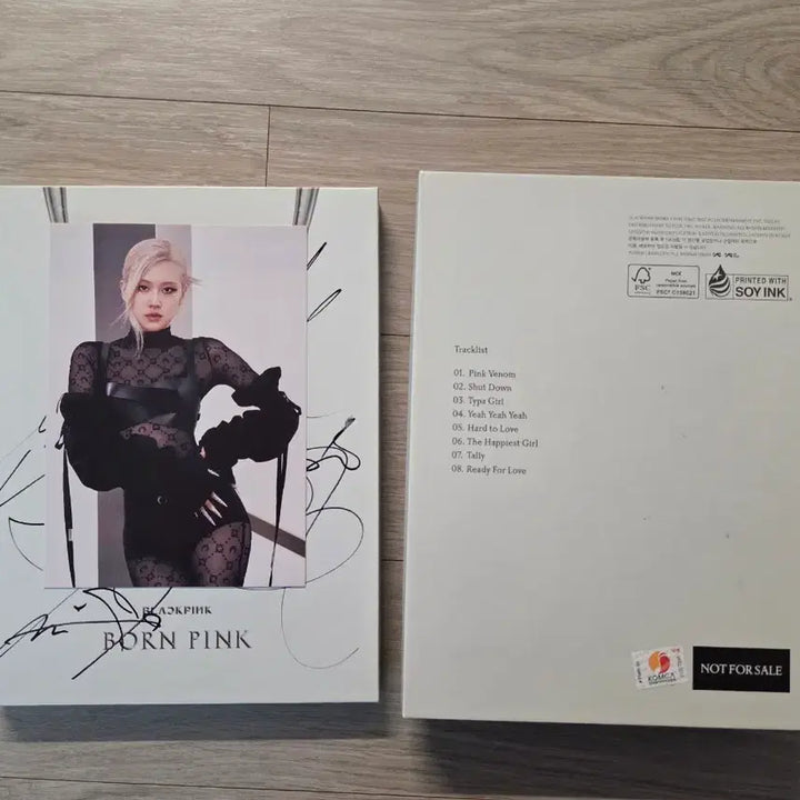 블랙핑크 친필 싸인 BORN PINK 비매