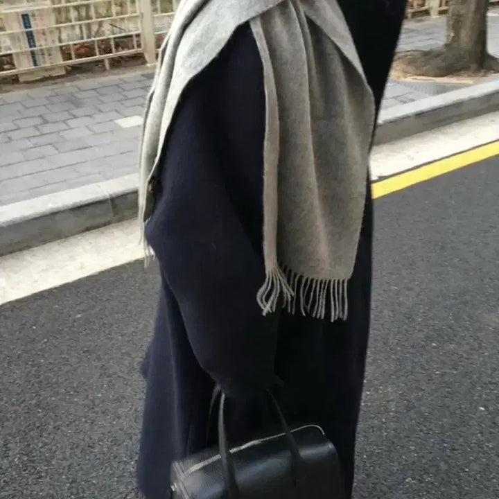 [BUNJANG] Grip Day Coat Navy / grip 울 코트 데이코트 네이비