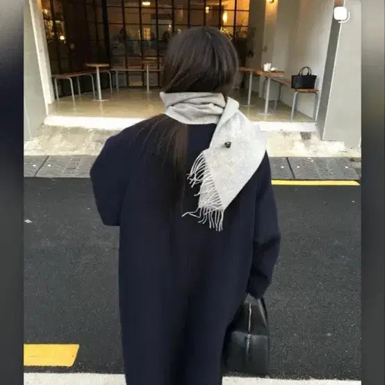 [BUNJANG] Grip Day Coat Navy / grip 울 코트 데이코트 네이비