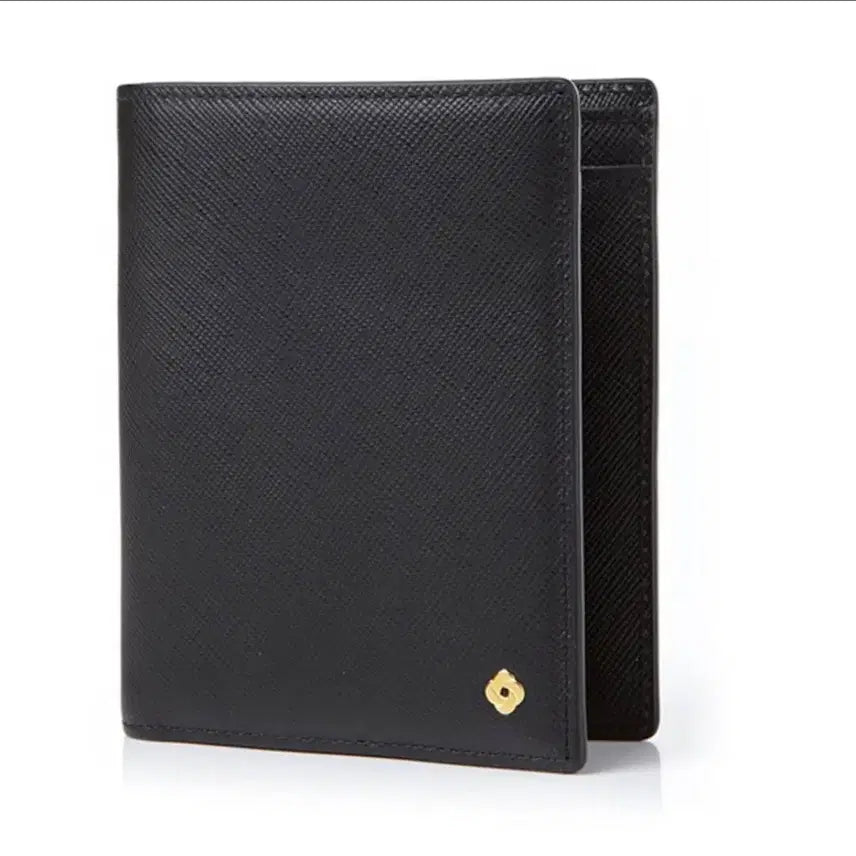 [BUNJANG] Samsonite Black Leather Mid Wallet (New) / [샘소나이트] 블랙 가죽 중지갑(새상품)