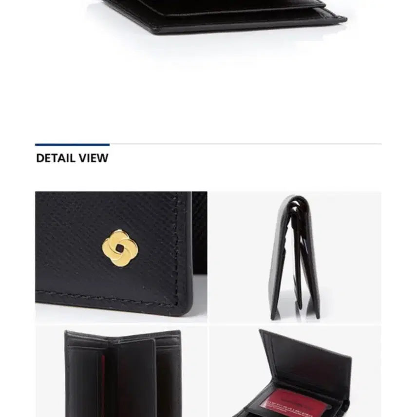 [BUNJANG] Samsonite Black Leather Mid Wallet (New) / [샘소나이트] 블랙 가죽 중지갑(새상품)