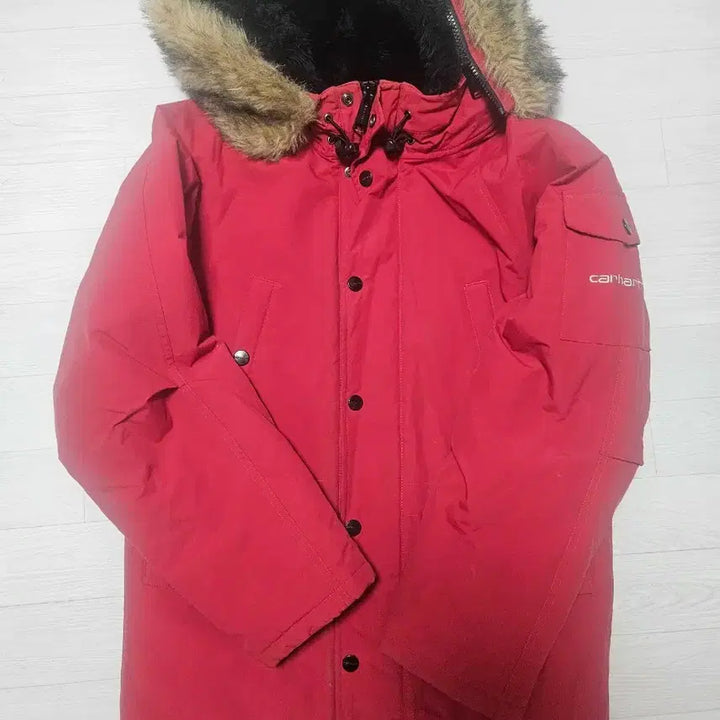[BUNJANG] Carhartt WIP Anchorage Parka Red L / 칼하트 앵커리지 파카 레드 패딩 L