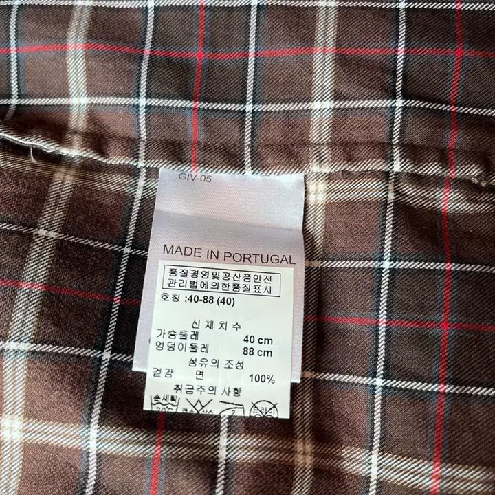[BUNJANG] Givenchy Check Shirt Size 40 (L~XL) / Givenchy 체크 셔츠 40사이즈(L~XL) 정품