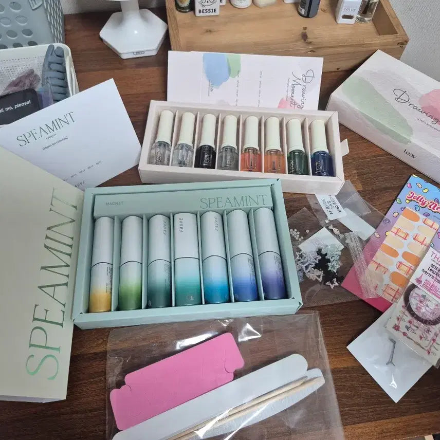 [BUNJANG] Assorted Nail Art Set / 자석젤7종세트 틴트젤8종세트일괄