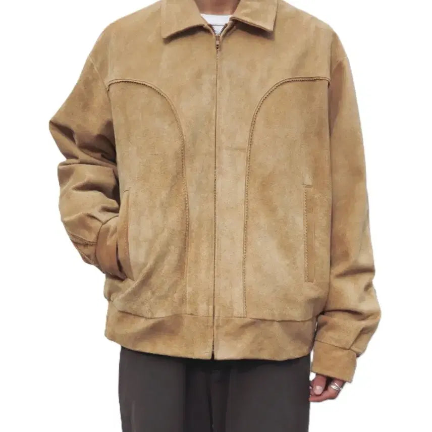 [BUNJANG] UNUSED Suede Leather Jacket / UNUSED 언유즈드 스웨이드 레더자켓 3 새상품