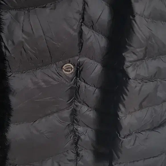 [BUNJANG] Crocodile Mink Fur Goose Down Lightweight Padding / 크로커다일 밍크퍼 구스 경량패딩