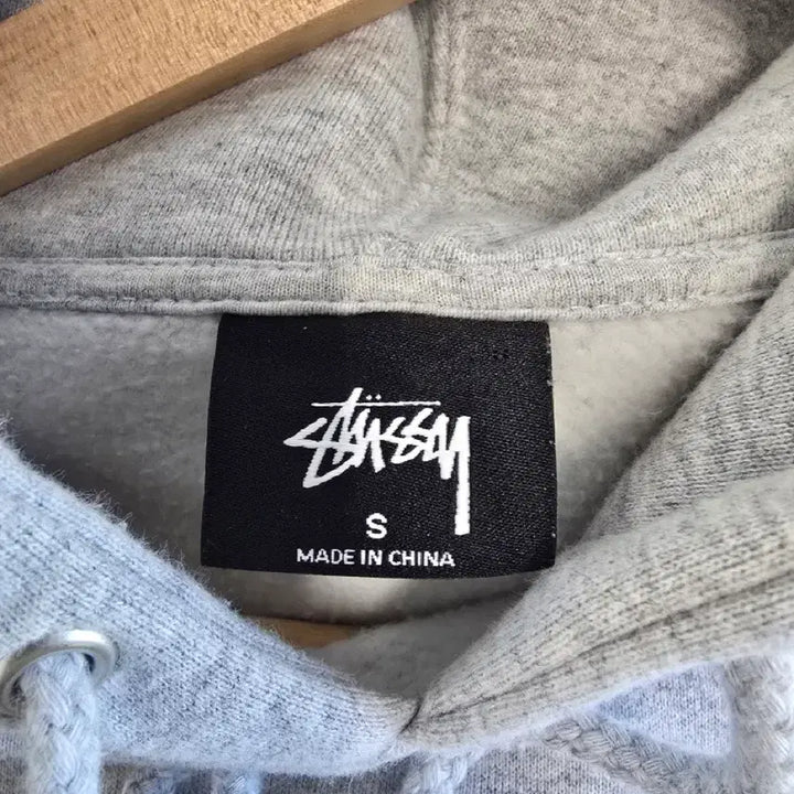 [BUNJANG] Stussy Stone Hands Hoodie Grey S / 스투시 스톤핸즈 후드 그레이 S