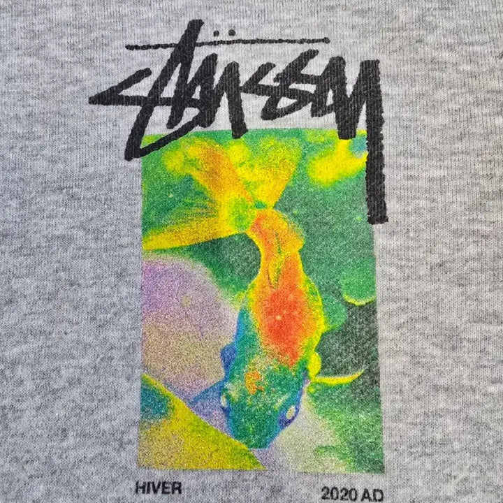 [BUNJANG] Stussy Stone Hands Hoodie Grey S / 스투시 스톤핸즈 후드 그레이 S
